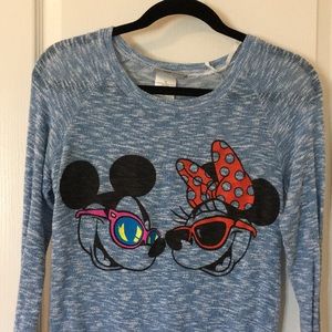 Mickey and Minnie long sleeve shirt